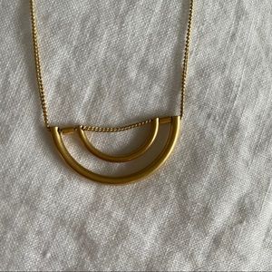 Madewell gold finish necklace
